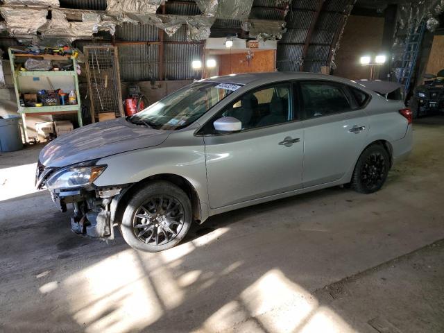 3N1AB7AP9HY373786 - 2017 NISSAN SENTRA S SILVER photo 1