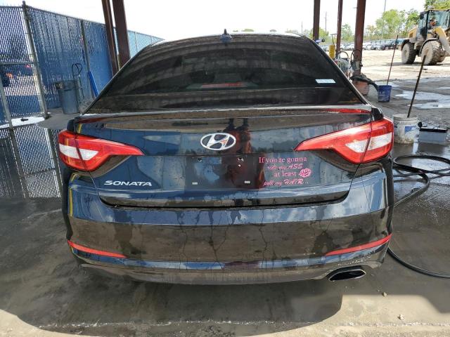 5NPE24AF2FH094324 - 2015 HYUNDAI SONATA SE BLACK photo 6