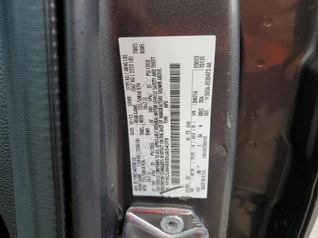 1FMCU9H9XDUA54375 - 2013 FORD ESCAPE SEL GRAY photo 13