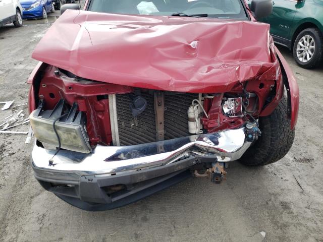 1GTDS136758119917 - 2005 GMC CANYON RED photo 11