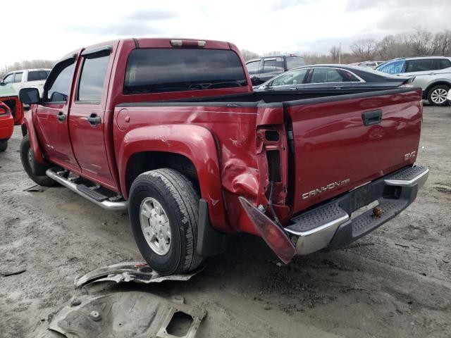 1GTDS136758119917 - 2005 GMC CANYON RED photo 2