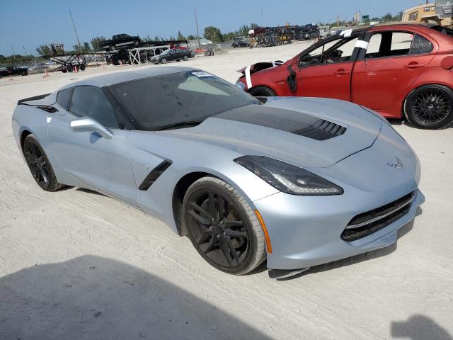 1G1YG2D78H5113848 - 2017 CHEVROLET CORVETTE STINGRAY Z51 1LT SILVER photo 4