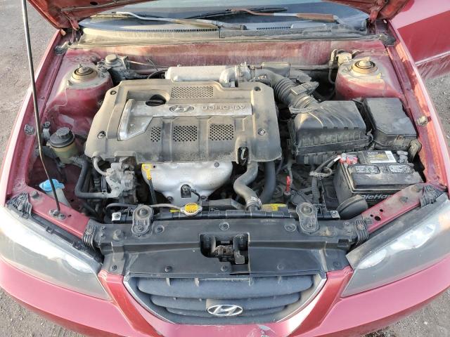 KMHDN46D15U059574 - 2005 HYUNDAI ELANTRA GLS RED photo 11