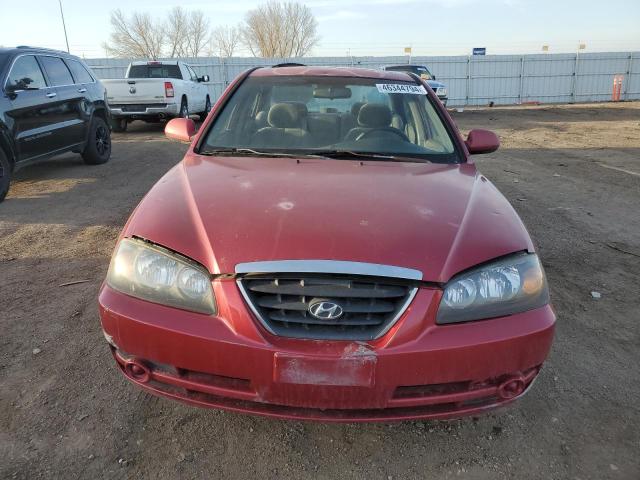 KMHDN46D15U059574 - 2005 HYUNDAI ELANTRA GLS RED photo 5