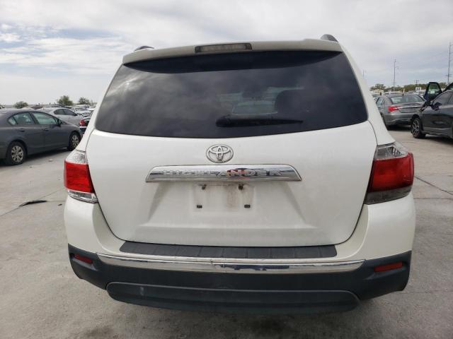 5TDZK3EH7BS047835 - 2011 TOYOTA HIGHLANDER BASE WHITE photo 6