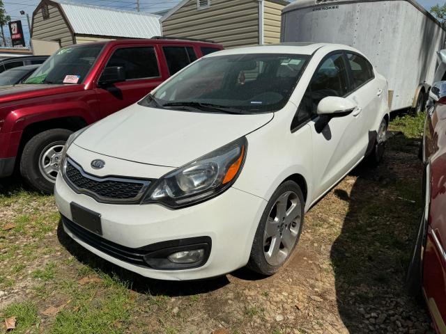 KNADN4A36C6055635 - 2012 KIA RIO EX WHITE photo 2