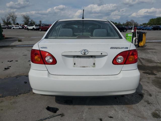 1NXBR32E04Z300804 - 2004 TOYOTA COROLLA CE WHITE photo 6