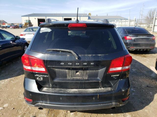 3C4PDCDG0DT675268 - 2013 DODGE JOURNEY CREW BLACK photo 6