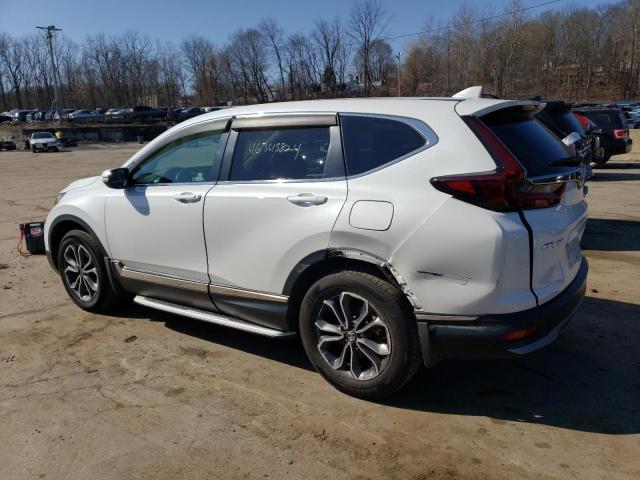 2HKRW2H88MH676281 - 2021 HONDA CR-V EXL WHITE photo 2