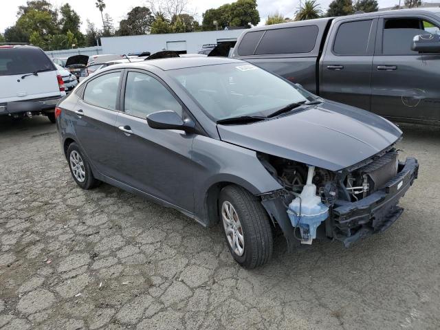 KMHCT4AE5CU216909 - 2012 HYUNDAI ACCENT GLS GRAY photo 4