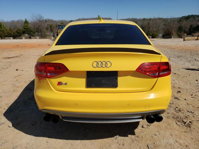 WAUKGAFL9BA131465 - 2011 AUDI S4 PRESTIGE YELLOW photo 6