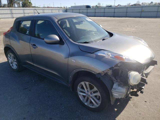 JN8AF5MRXET357365 - 2014 NISSAN JUKE S GRAY photo 4