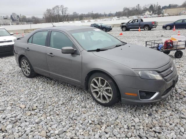 3FAHP0HA4BR112966 - 2011 FORD FUSION SE GRAY photo 4