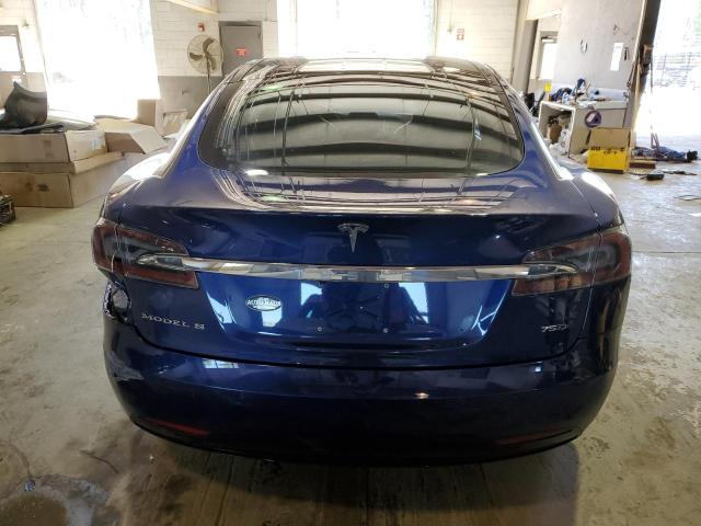 5YJSA1E20GF156203 - 2016 TESLA MODEL S ლურჯი ფოტო 6