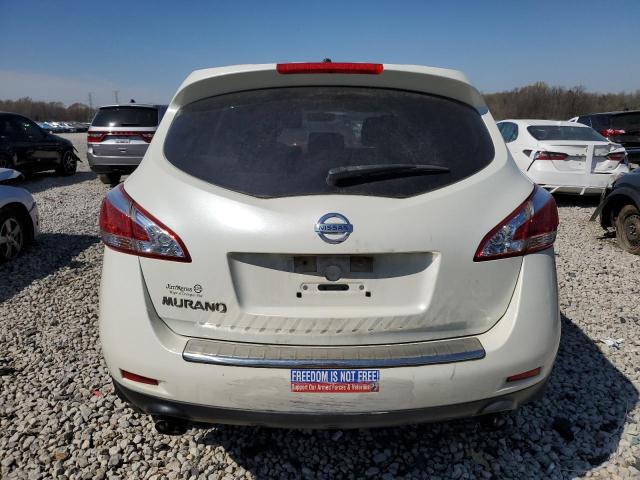 JN8AZ1MU4BW058601 - 2011 NISSAN MURANO S WHITE photo 6