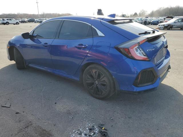 SHHFK7H64KU410289 - 2019 HONDA CIVIC EX BLUE photo 2