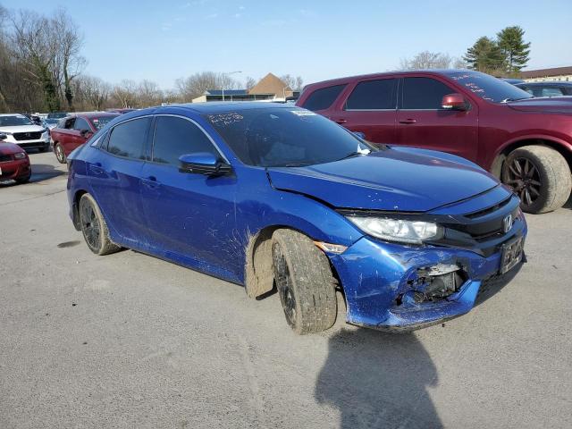 SHHFK7H64KU410289 - 2019 HONDA CIVIC EX BLUE photo 4