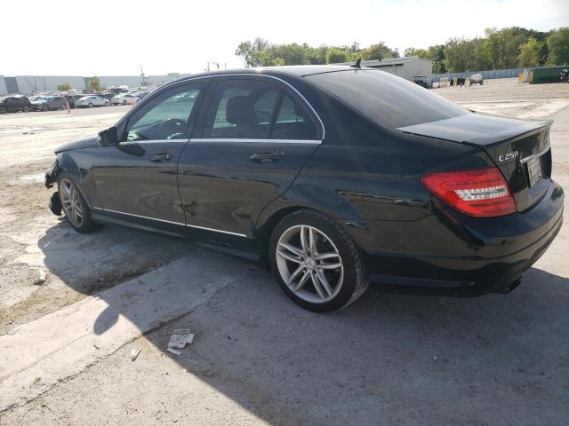 WDDGF4HB2DA806308 - 2013 MERCEDES-BENZ C 250 BLACK photo 2