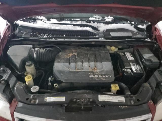 2C4RC1CG8CR412254 - 2012 CHRYSLER TOWN & COU TOURING L RED photo 12