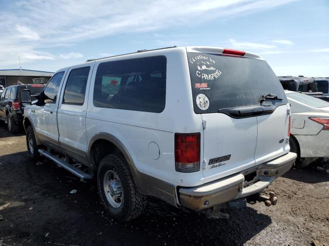 1FMSU45P35ED47418 - 2005 FORD EXCURSION EDDIE BAUER WHITE photo 2