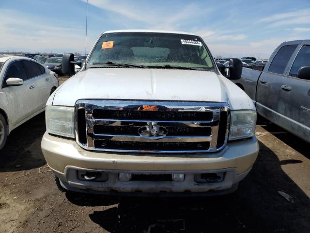 1FMSU45P35ED47418 - 2005 FORD EXCURSION EDDIE BAUER WHITE photo 5