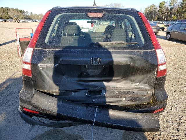 5J6RE3H36AL005027 - 2010 HONDA CR-V LX BLACK photo 6