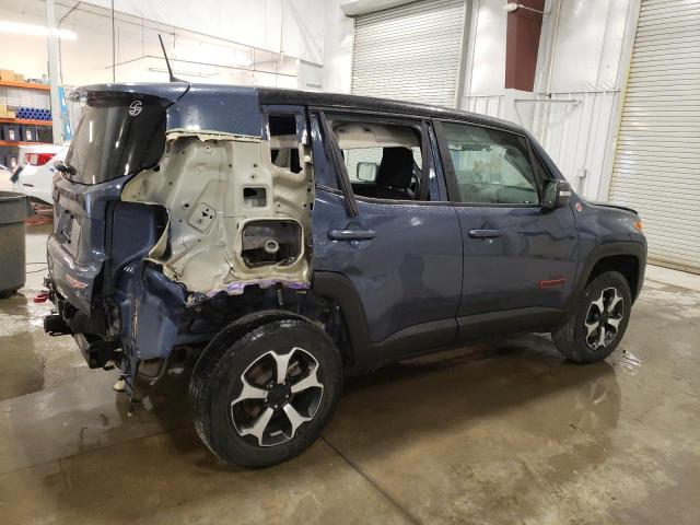 ZACNJBC16LPL21426 - 2020 JEEP RENEGADE TRAILHAWK BLUE photo 3