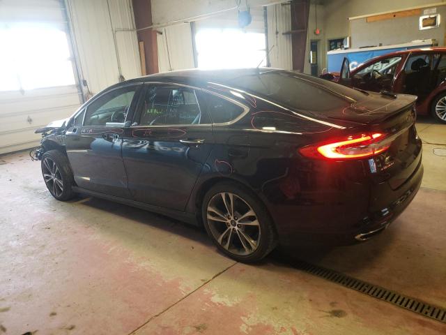 3FA6P0D97HR174082 - 2017 FORD FUSION TITANIUM BLACK photo 2