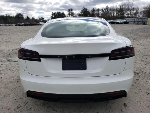 5YJSA1E59PF528504 - 2023 TESLA MODEL S WHITE photo 6