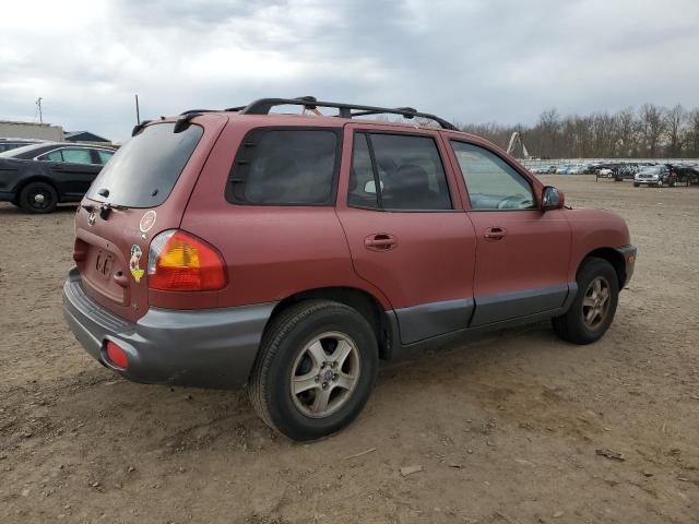 KM8SC73D83U477355 - 2003 HYUNDAI SANTA FE GLS MAROON photo 3