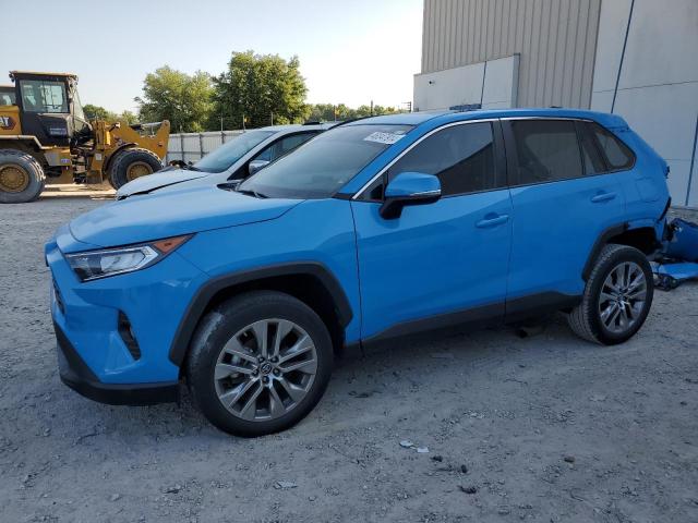 2T3C1RFV3KC015979 - 2019 TOYOTA RAV4 XLE PREMIUM BLUE photo 1