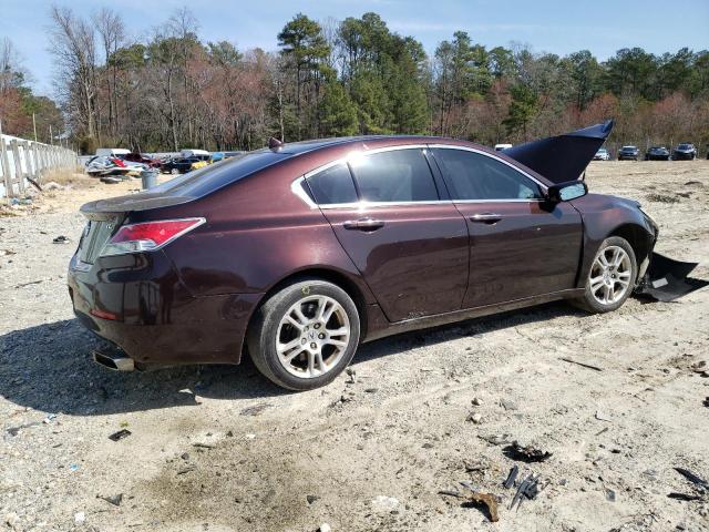 19UUA8F5XAA008717 - 2010 ACURA TL BURGUNDY photo 3