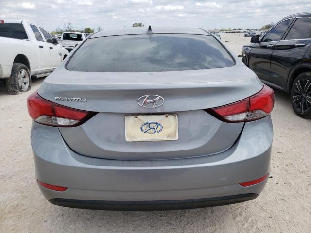 KMHDH4AE5FU424976 - 2015 HYUNDAI ELANTRA SE SILVER photo 6