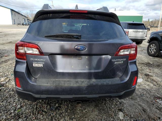 4S4BSADC3H3366344 - 2017 SUBARU OUTBACK 2.5I PREMIUM GRAY photo 6