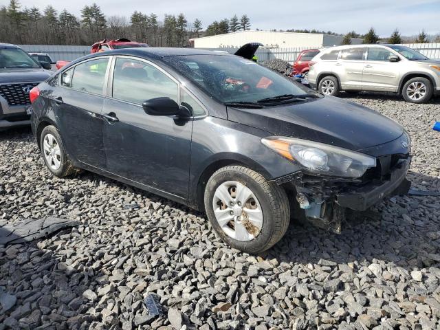 KNAFK4A66G5569833 - 2016 KIA FORTE LX BLACK photo 4