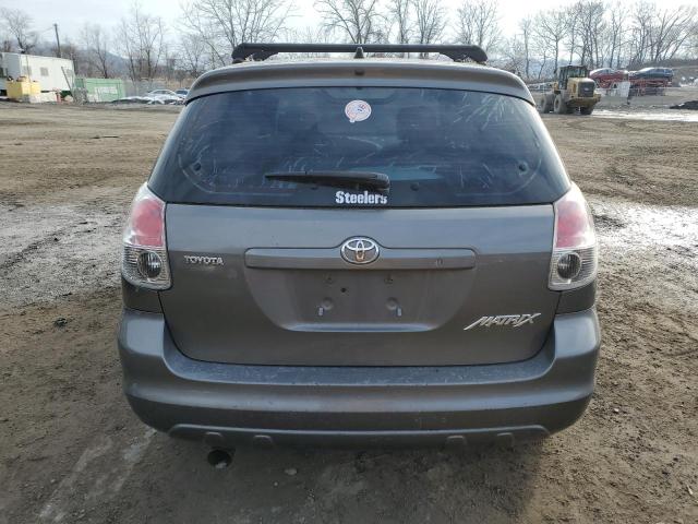 2T1KR32E85C380694 - 2005 TOYOTA MATRIX XR GRAY photo 6