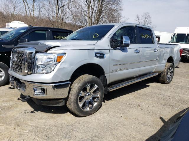 1N6AA1F17JN527557 - 2018 NISSAN TITAN XD S SILVER photo 1