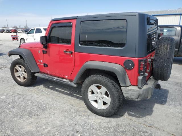 1J4FA24107L128862 - 2007 JEEP WRANGLER X RED photo 2