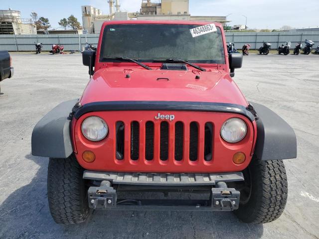 1J4FA24107L128862 - 2007 JEEP WRANGLER X RED photo 5