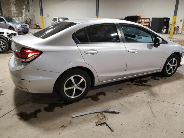 19XFB2F75FE225809 - 2015 HONDA CIVIC SE SILVER photo 3