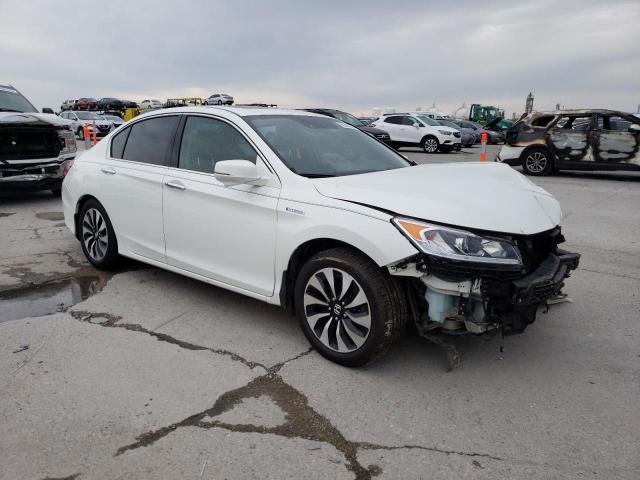 JHMCR6F56HC028368 - 2017 HONDA ACCORD HYBRID EXL WHITE photo 4