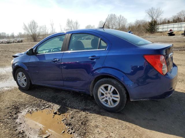 1G1JC5SG1D4257601 - 2013 CHEVROLET SONIC LT BLUE photo 2