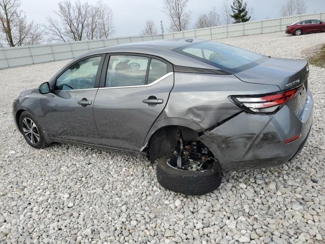 3N1AB8CV6PY324822 - 2023 NISSAN SENTRA SV GRAY photo 2