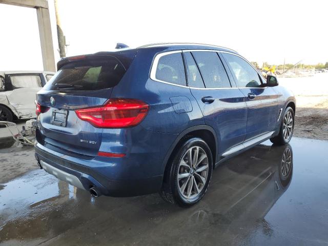 5UXTR7C54KLF29974 - 2019 BMW X3 SDRIVE30I BLUE photo 3