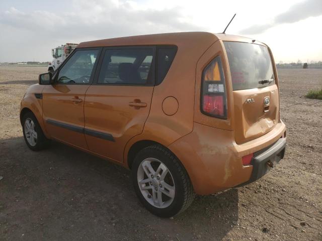 KNDJT2A29B7245624 - 2011 KIA SOUL + ORANGE photo 2