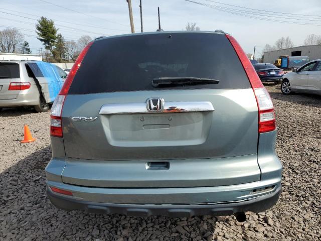 5J6RE3H72AL035130 - 2010 HONDA CR-V EXL TEAL photo 6