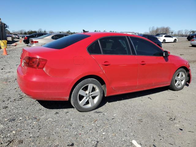 3VWLL7AJ2BM112395 - 2011 VOLKSWAGEN JETTA TDI RED photo 3