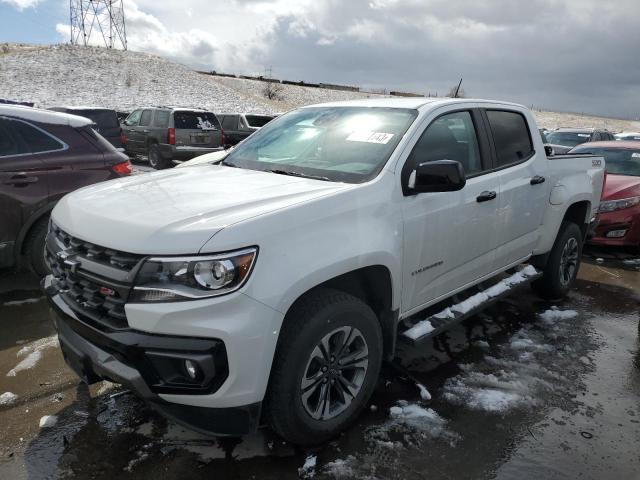 1GCGTDEN3M1289215 - 2021 CHEVROLET COLORADO Z71 WHITE photo 1