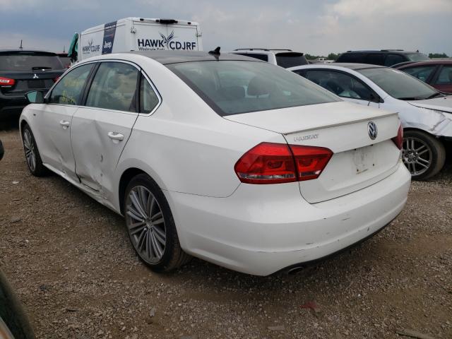 1VWBS7A32EC121071 - 2014 VOLKSWAGEN PASSAT SE WHITE photo 3