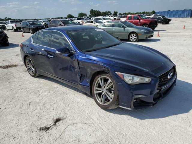 JN1EV7CP3MM706048 - 2021 INFINITI Q50 SENSORY BLUE photo 4